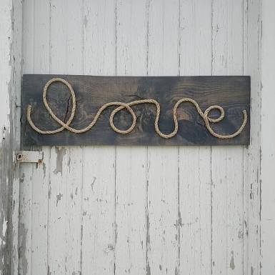 Love rope sign